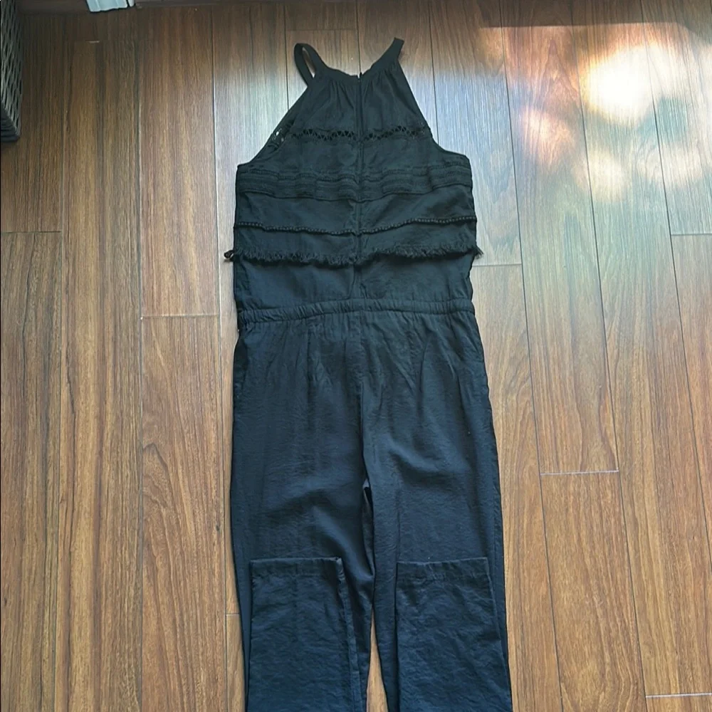 🟢🟢NWOT LOFT Black Halter Jumpsuit with Wide Straps🟢🟢